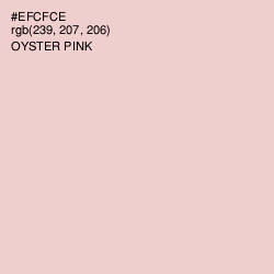 #EFCFCE - Oyster Pink Color Image